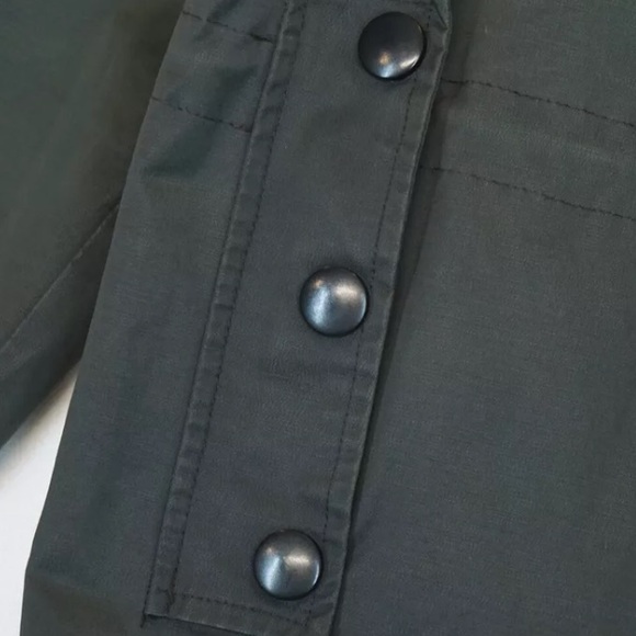 Army of Me Gray Waxed Cotton Military Style Parka Jacket Men's M - Picture 5 of 13